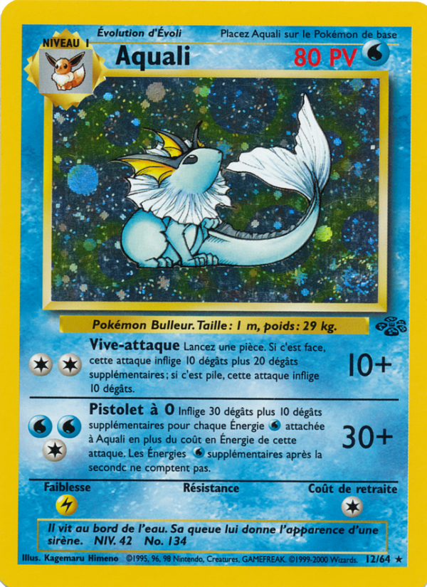 Aquali 12 — Jungle (French Pokémon TCG card)
