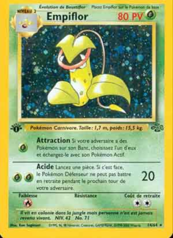 Empiflor 14 — Jungle (French Pokémon TCG card)