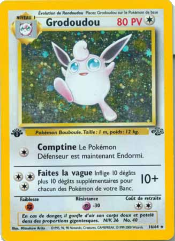 Grodoudou 16 — Jungle (French Pokémon TCG card)