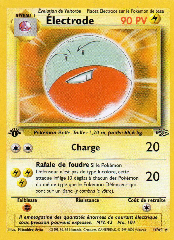 Électrode 18 — Jungle (French Pokémon TCG card)