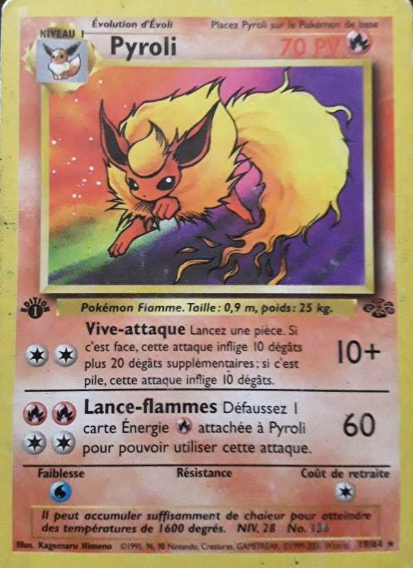Pyroli 19 — Jungle (French Pokémon TCG card)