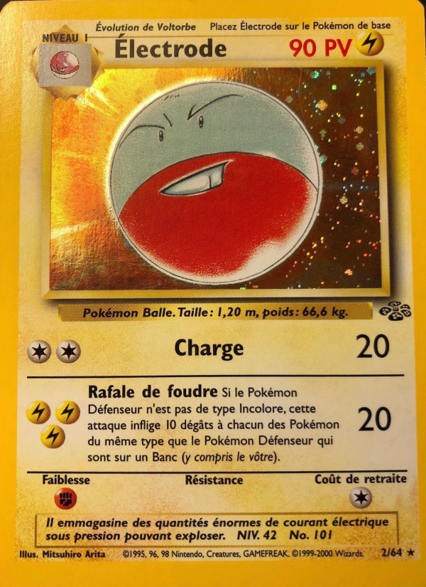 Électrode 2 — Jungle (French Pokémon TCG card)