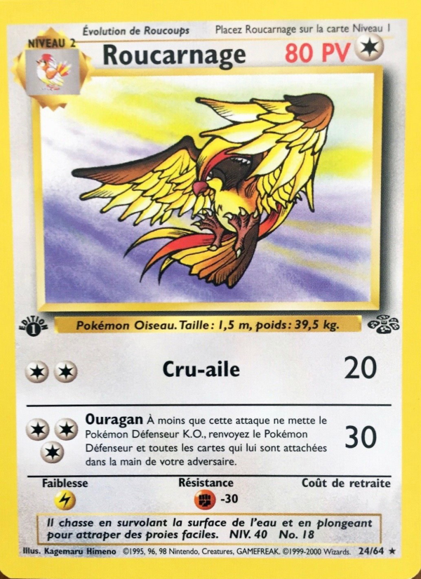Roucarnage 24 — Jungle (French Pokémon TCG card)