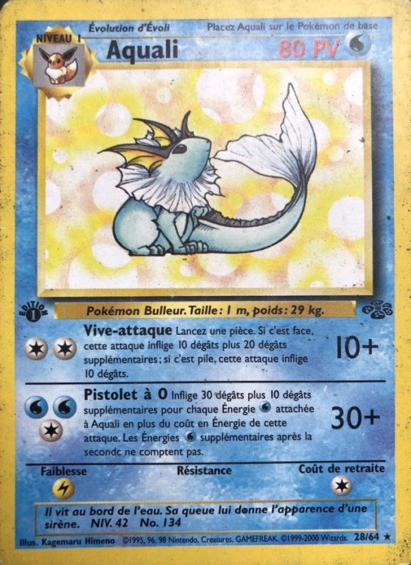 Aquali 28 — Jungle (French Pokémon TCG card)