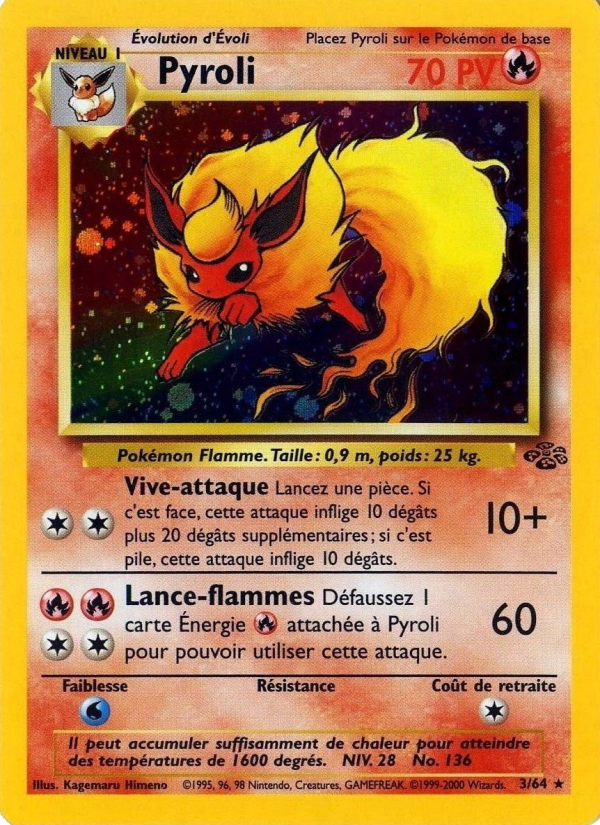 Pyroli 3 — Jungle (French Pokémon TCG card)