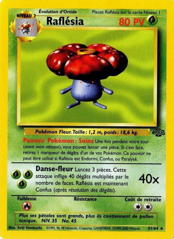 Raflésia 31 — Jungle (French Pokémon TCG card)