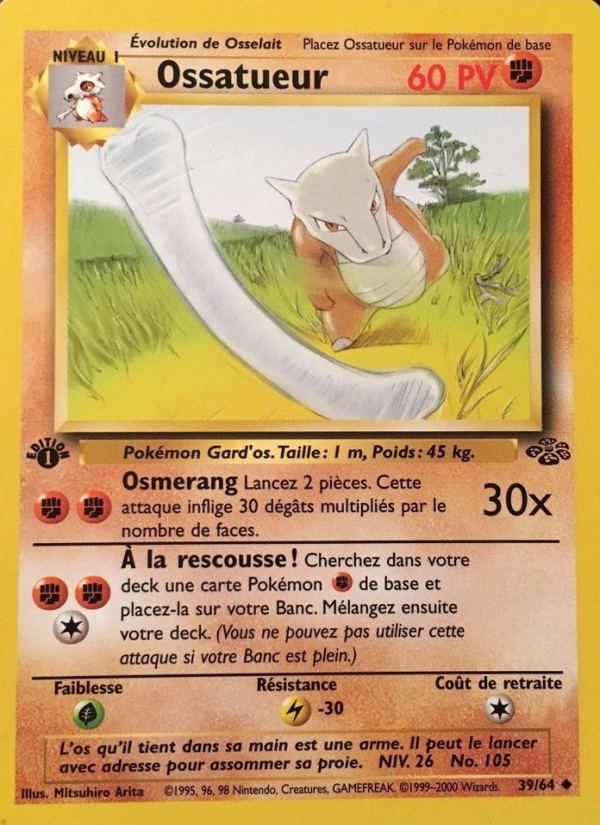 Ossatueur 39 — Jungle (French Pokémon TCG card)