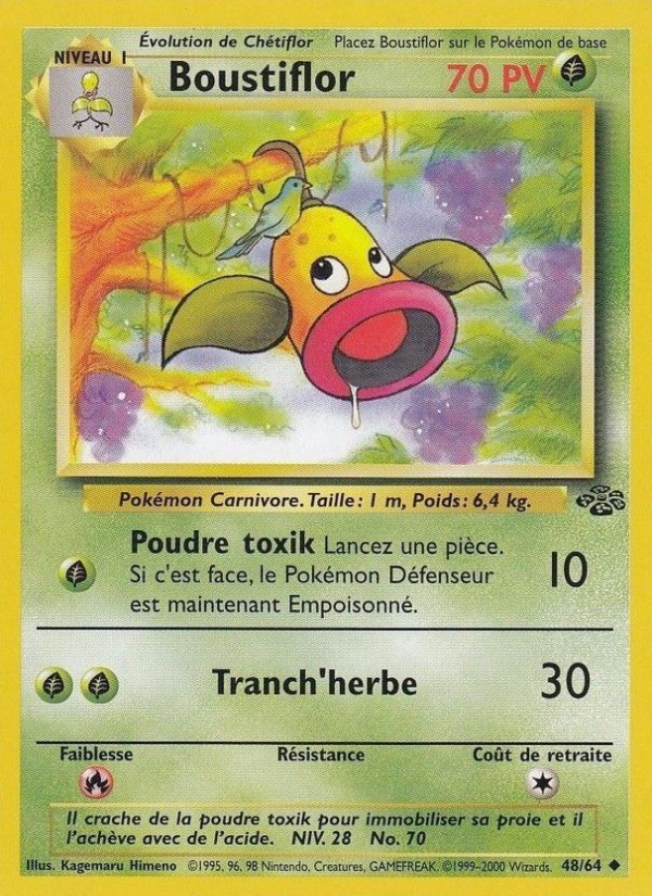 Boustiflor 48 — Jungle (French Pokémon TCG card)