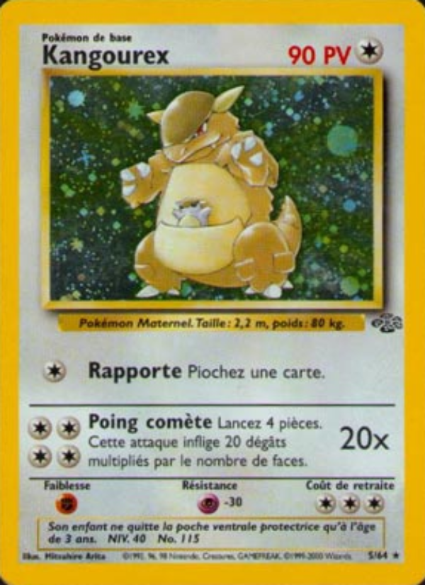 Kangourex 5 — Jungle (French Pokémon TCG card)