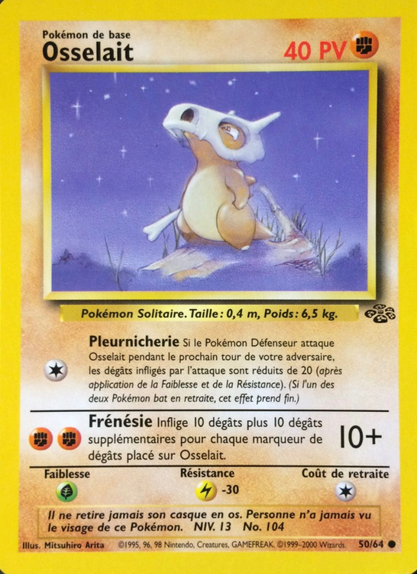 Osselait 50 — Jungle (French Pokémon TCG card)