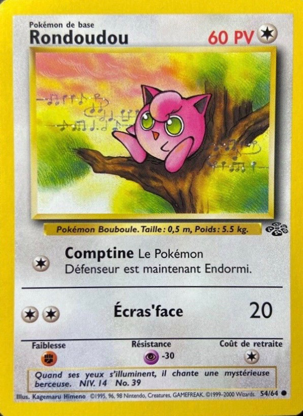 Rondoudou 54 — Jungle (French Pokémon TCG card)