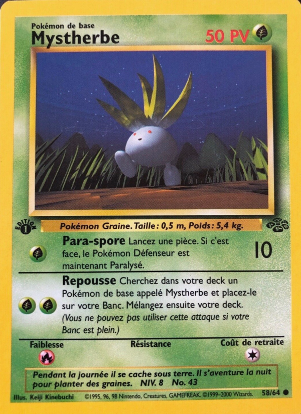 Mystherbe 58 — Jungle (French Pokémon TCG card)