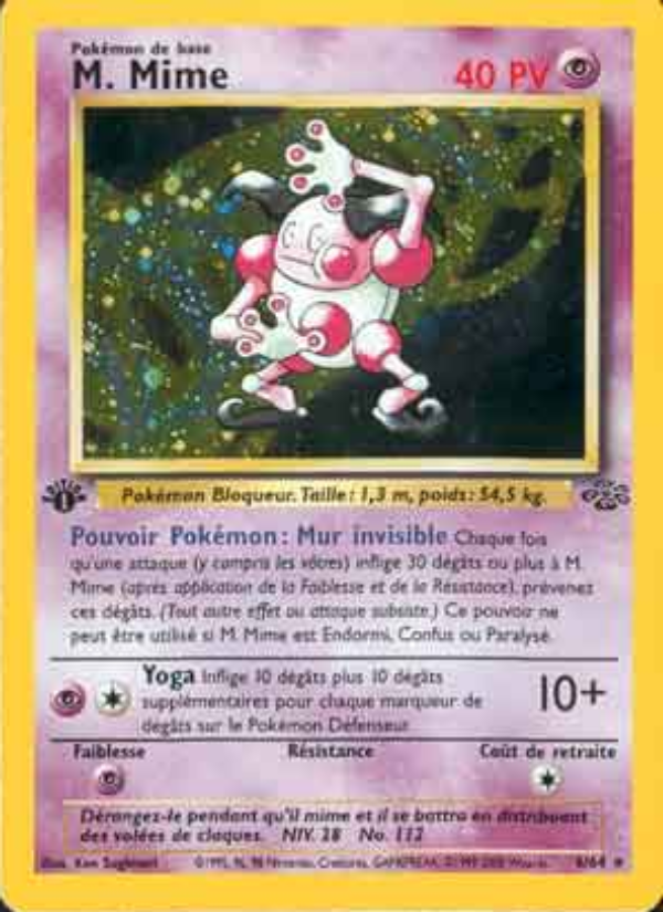M. Mime 6 — Jungle (French Pokémon TCG card)
