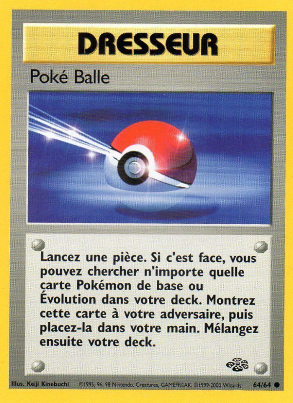 Poké Balle 64 — Jungle (French Pokémon TCG card)