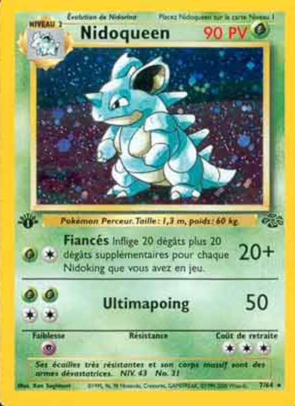 Nidoqueen 7 — Jungle (French Pokémon TCG card)