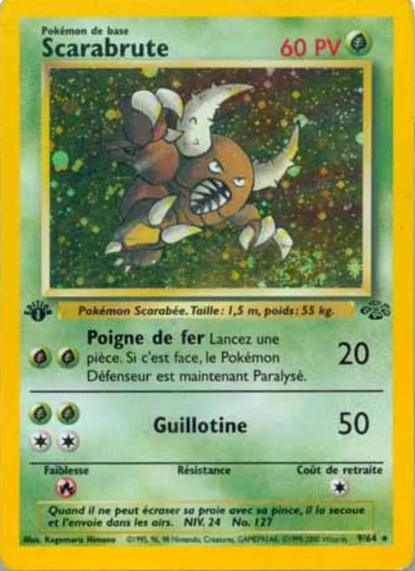 Scarabrute 9 — Jungle (French Pokémon TCG card)