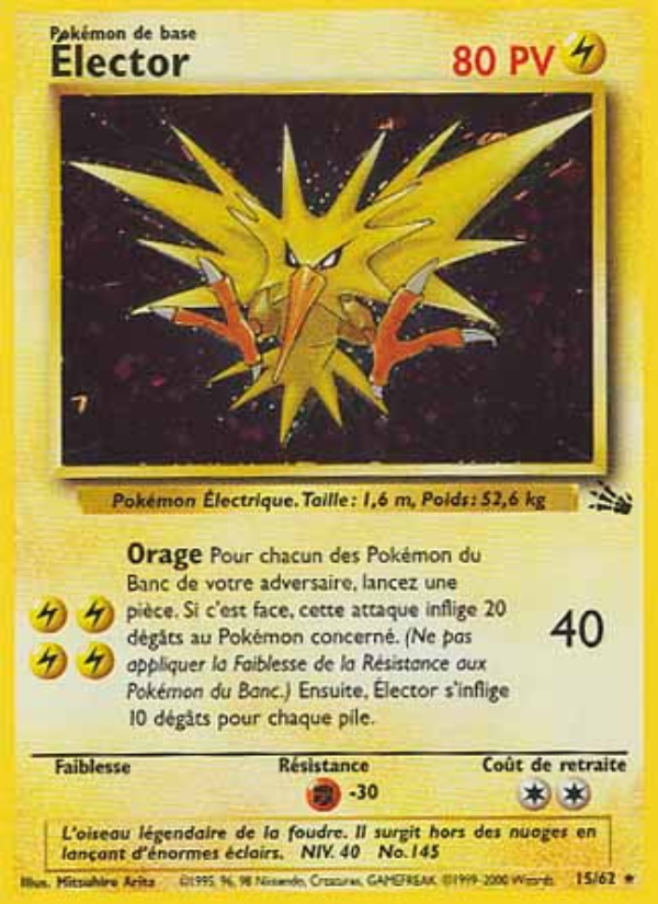 Élector 15 — Fossil (French Pokémon TCG card)