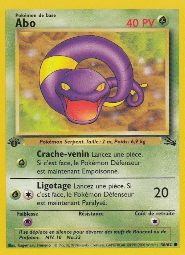 Abo 46 — Fossil (French Pokémon TCG card)