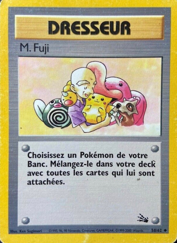 M. Fuji 58 — Fossil (French Pokémon TCG card)