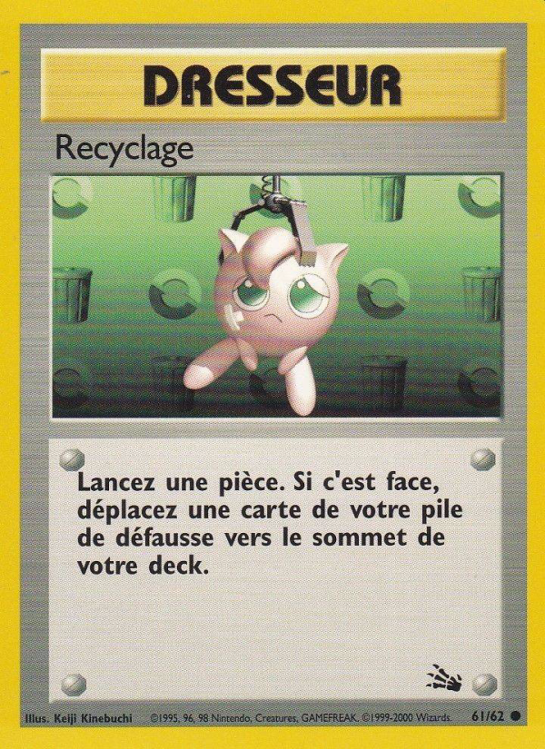Recyclage 61 — Fossil (French Pokémon TCG card)