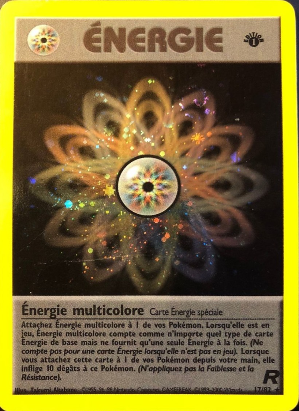 Énergie multicolore 17 — Team Rocket (French Pokémon TCG card)