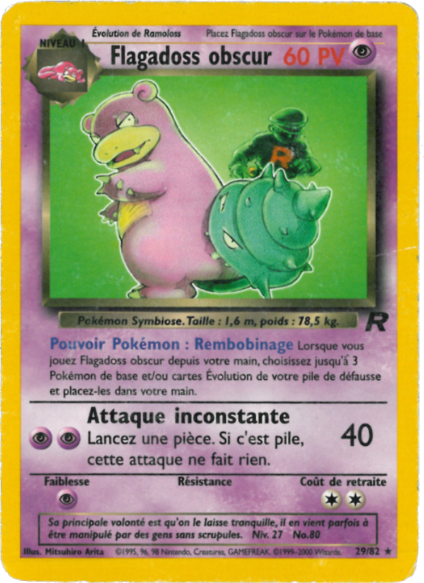 Flagadoss obscur 29 — Team Rocket (French Pokémon TCG card)