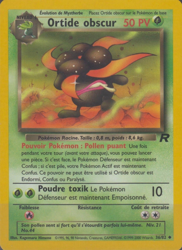 Ortide obscur 36 — Team Rocket (French Pokémon TCG card)