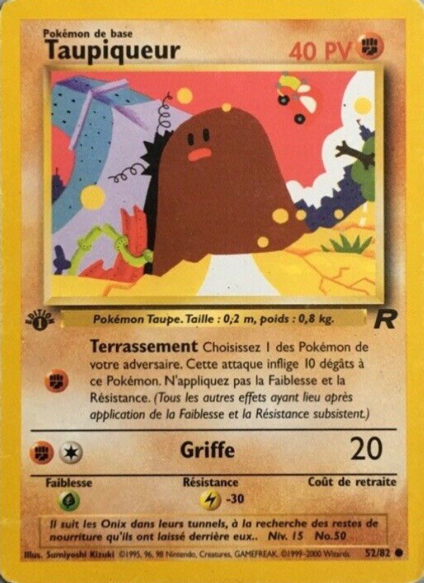 Taupiqueur 52 — Team Rocket (French Pokémon TCG card)