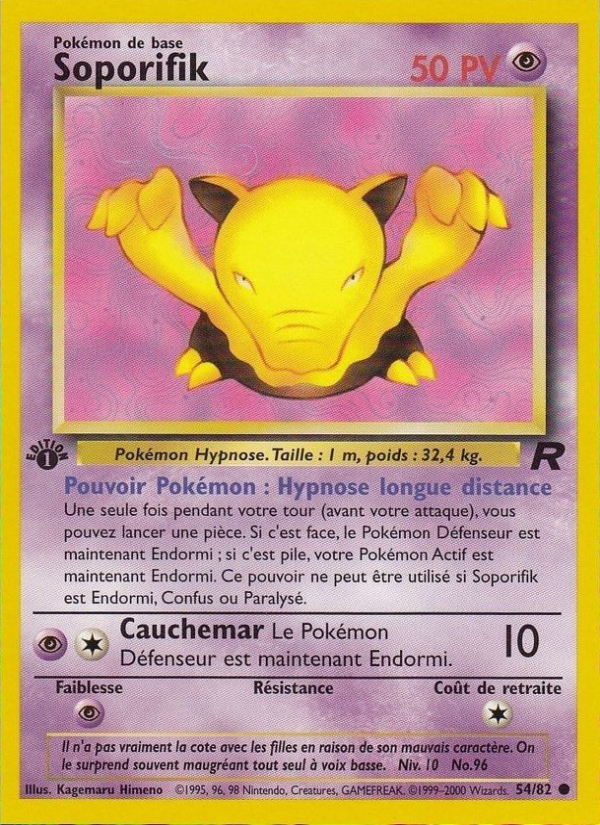 Soporifik 54 — Team Rocket (French Pokémon TCG card)