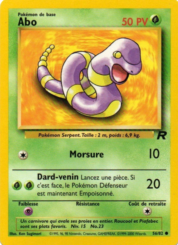 Abo 56 — Team Rocket (French Pokémon TCG card)
