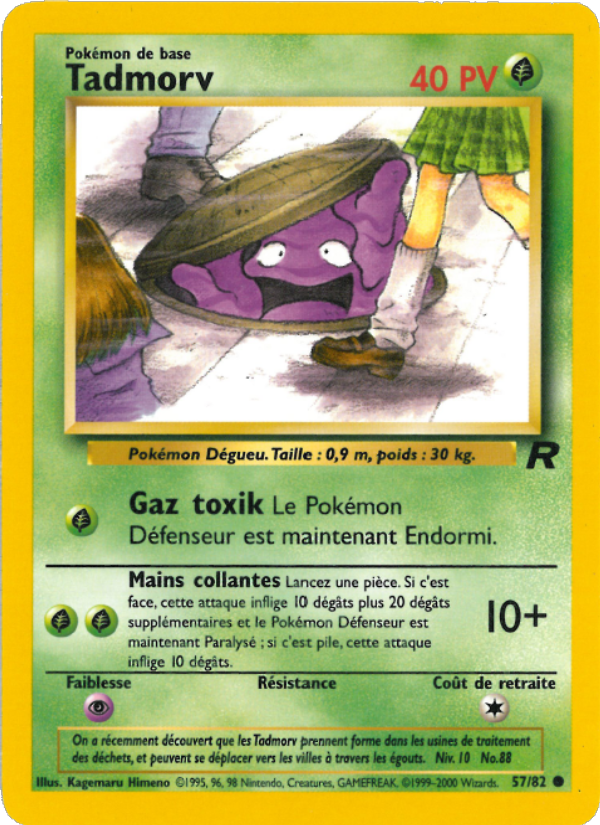 Tadmorv 57 — Team Rocket (French Pokémon TCG card)