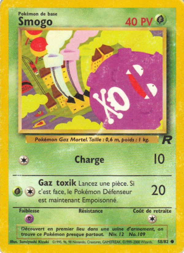 Smogo 58 — Team Rocket (French Pokémon TCG card)
