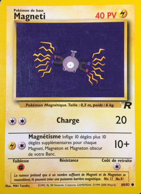 Magneti 60 — Team Rocket (French Pokémon TCG card)