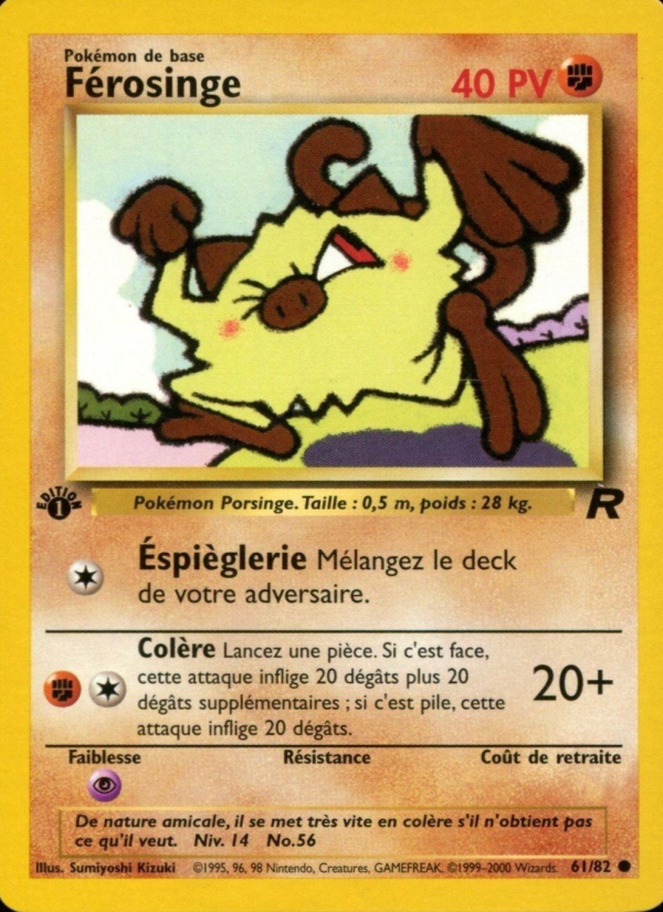 Férosinge 61 — Team Rocket (French Pokémon TCG card)