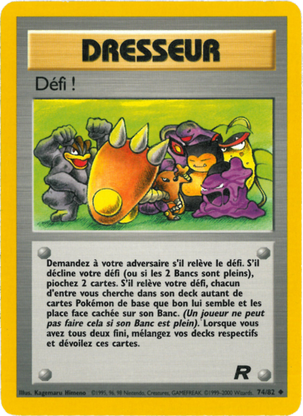 Défi ! 74 — Team Rocket (French Pokémon TCG card)