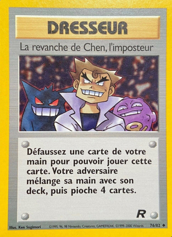 La revanche de Chen, l'imposteur 76 — Team Rocket (French Pokémon TCG card)
