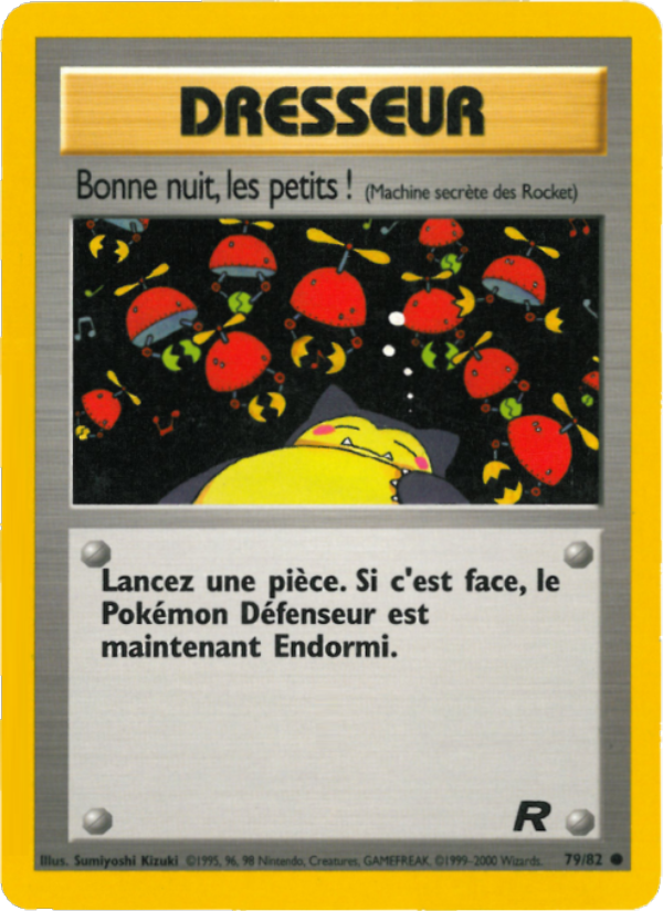 Bonne nuit, les petits ! 79 — Team Rocket (French Pokémon TCG card)