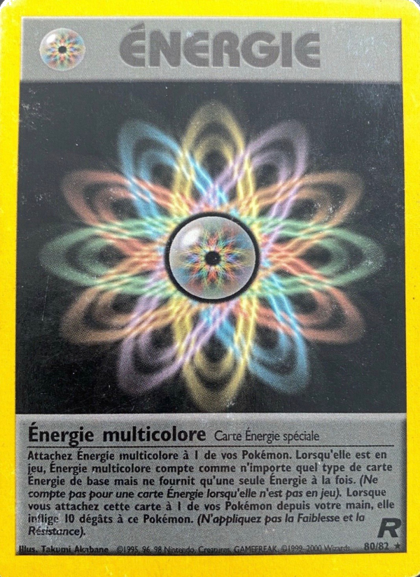 Énergie multicolore 80 — Team Rocket (French Pokémon TCG card)