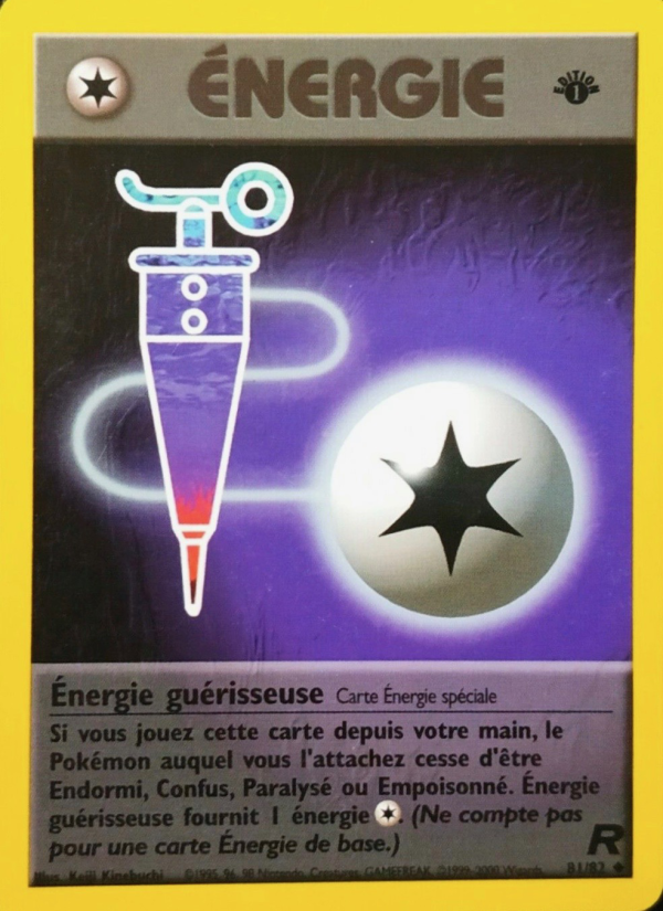 Énergie guérisseuse 81 — Team Rocket (French Pokémon TCG card)