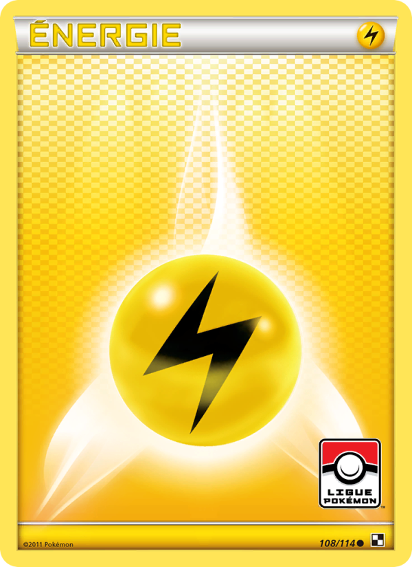 Énergie Électrique 108 — Black & White (French Pokémon TCG card)
