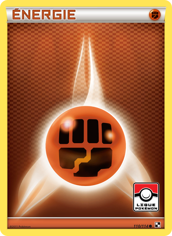 Énergie Combat 110 — Black & White (French Pokémon TCG card)