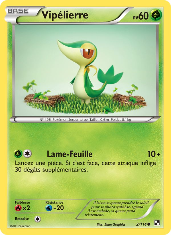 Vipélierre 2 — Black & White (French Pokémon TCG card)