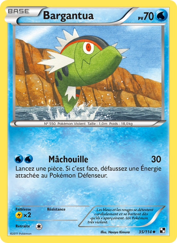 Bargantua 35 — Black & White (French Pokémon TCG card)