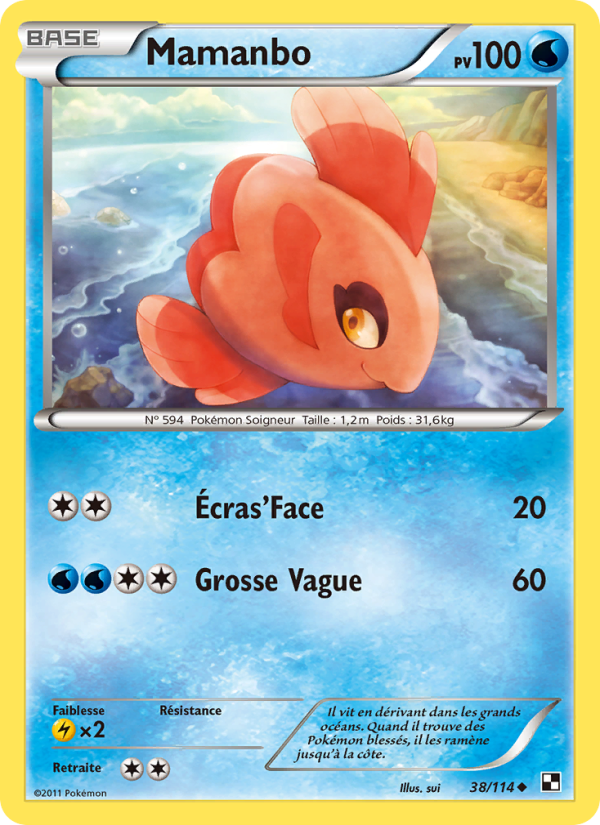 Mamanbo 38 — Black & White (French Pokémon TCG card)