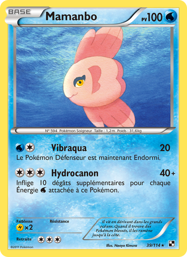 Mamanbo 39 — Black & White (French Pokémon TCG card)