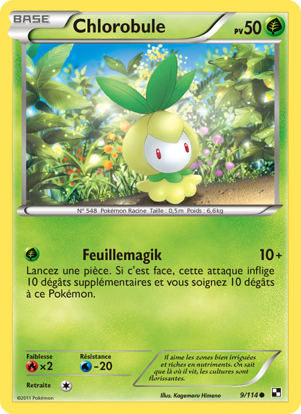 Chlorobule 9 — Black & White (French Pokémon TCG card)