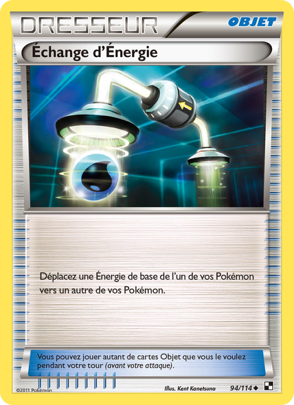 Échange d’Énergie 94 — Black & White (French Pokémon TCG card)