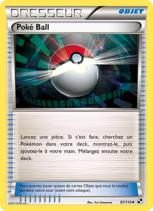 Poké Ball 97 — Black & White (French Pokémon TCG card)