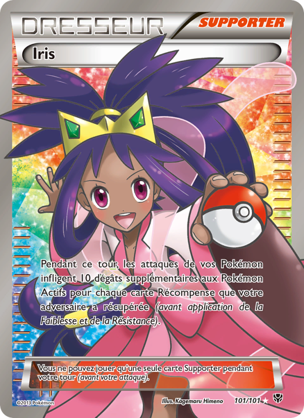 Iris 101 — Plasma Blast (French Pokémon TCG card)