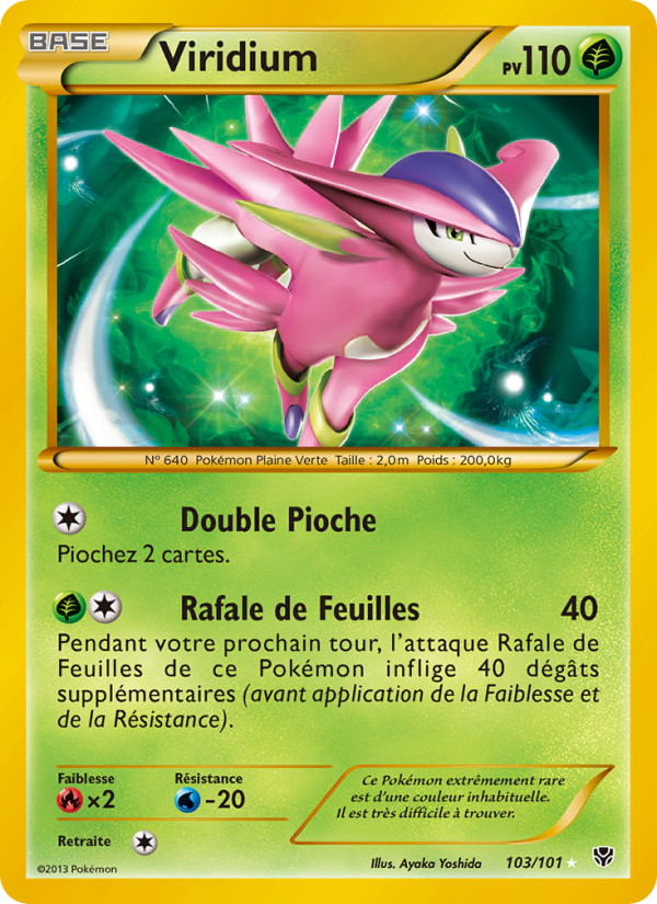 Viridium 103 — Plasma Blast (French Pokémon TCG card)
